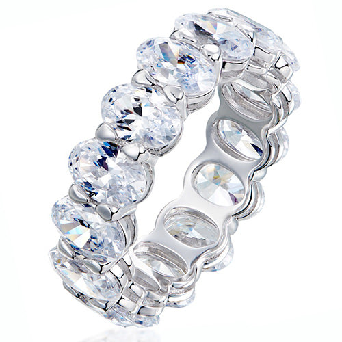 Egg-shaped Diamond Ring For Women Jewelry