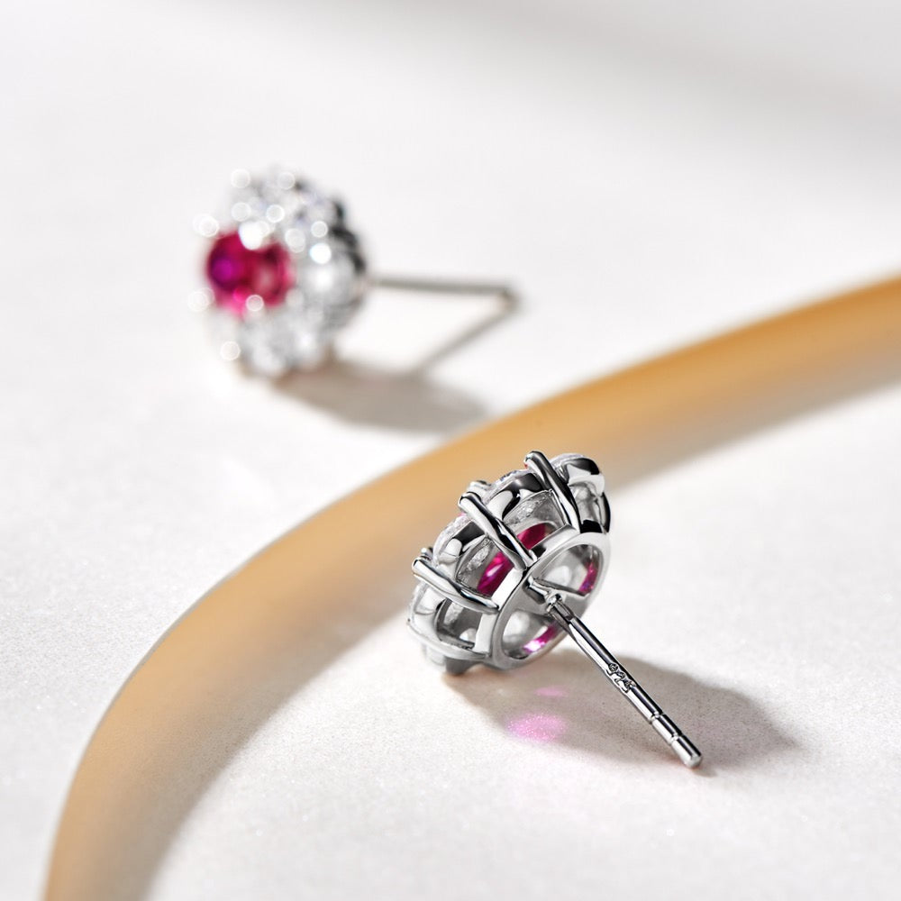 Colored Gemstone Earrings For Women Jewelry