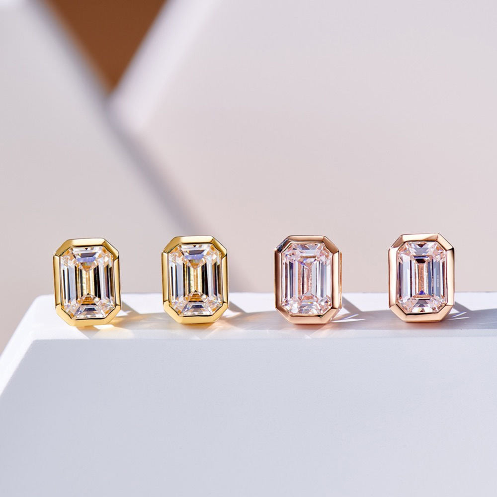 Rectangular Pagoda Earrings For Women Jewelry
