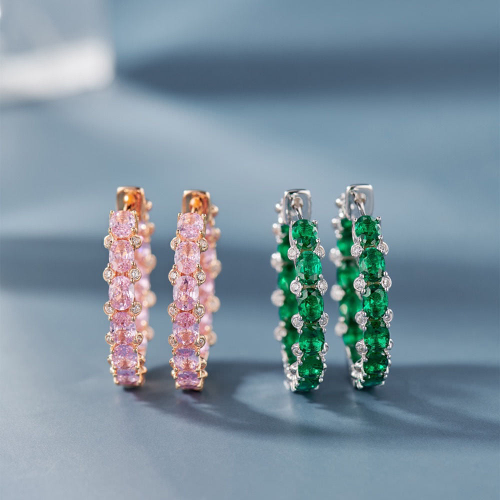 Rhinestone Earrings For Women Jewelry