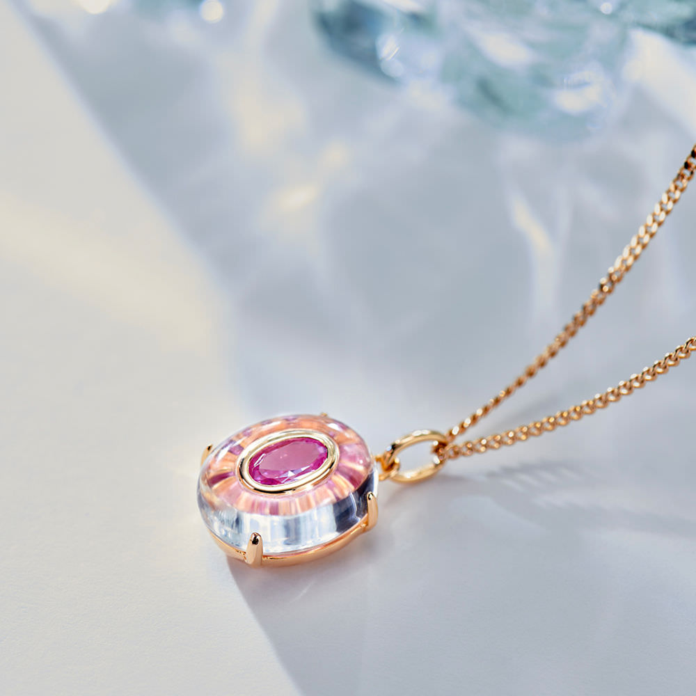Colored Diamond Necklace For Women Jewelry