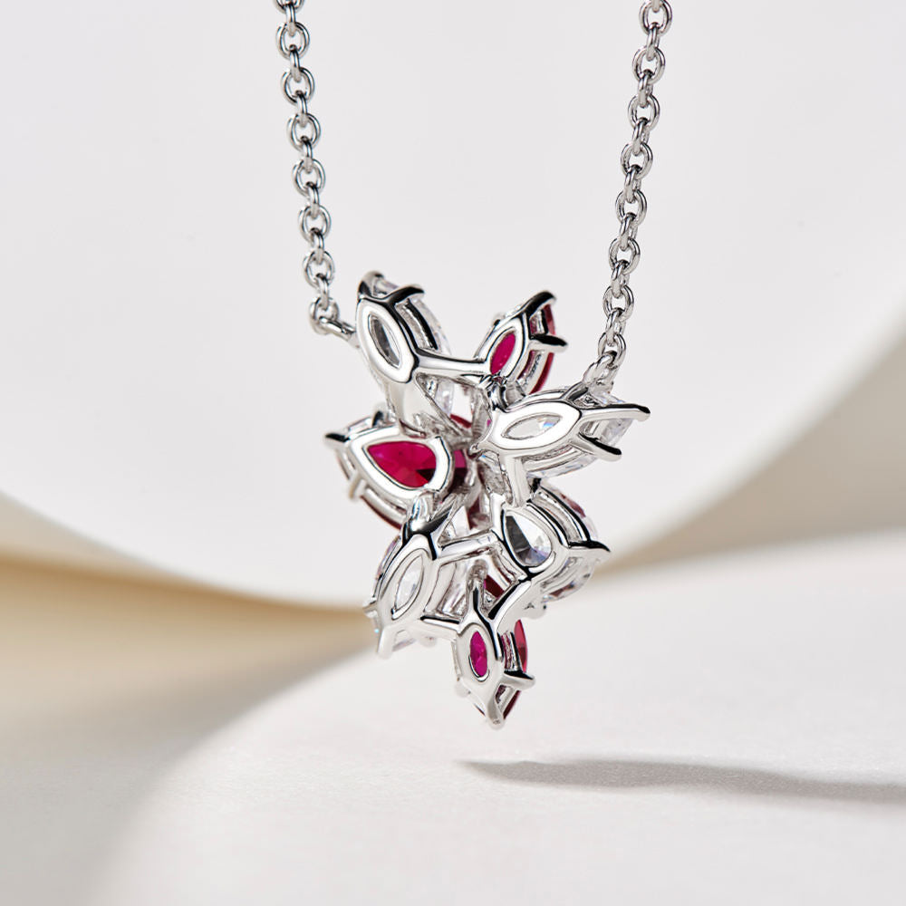 Cluster Diamond Necklace For Women Jewelry