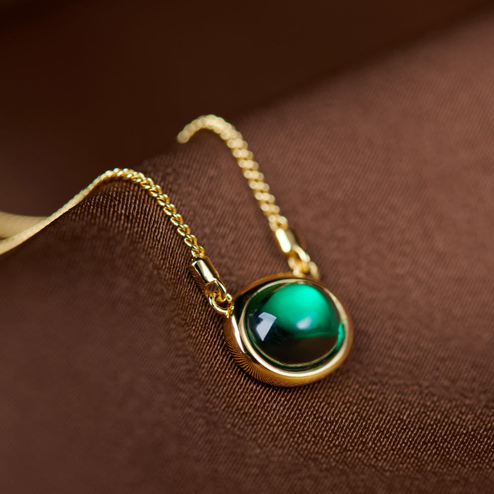 Emerald Necklace For Women Jewelry