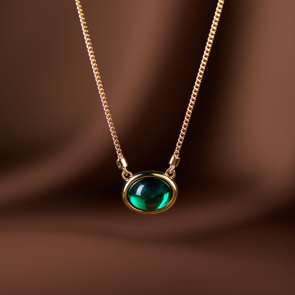 Emerald Necklace For Women Jewelry