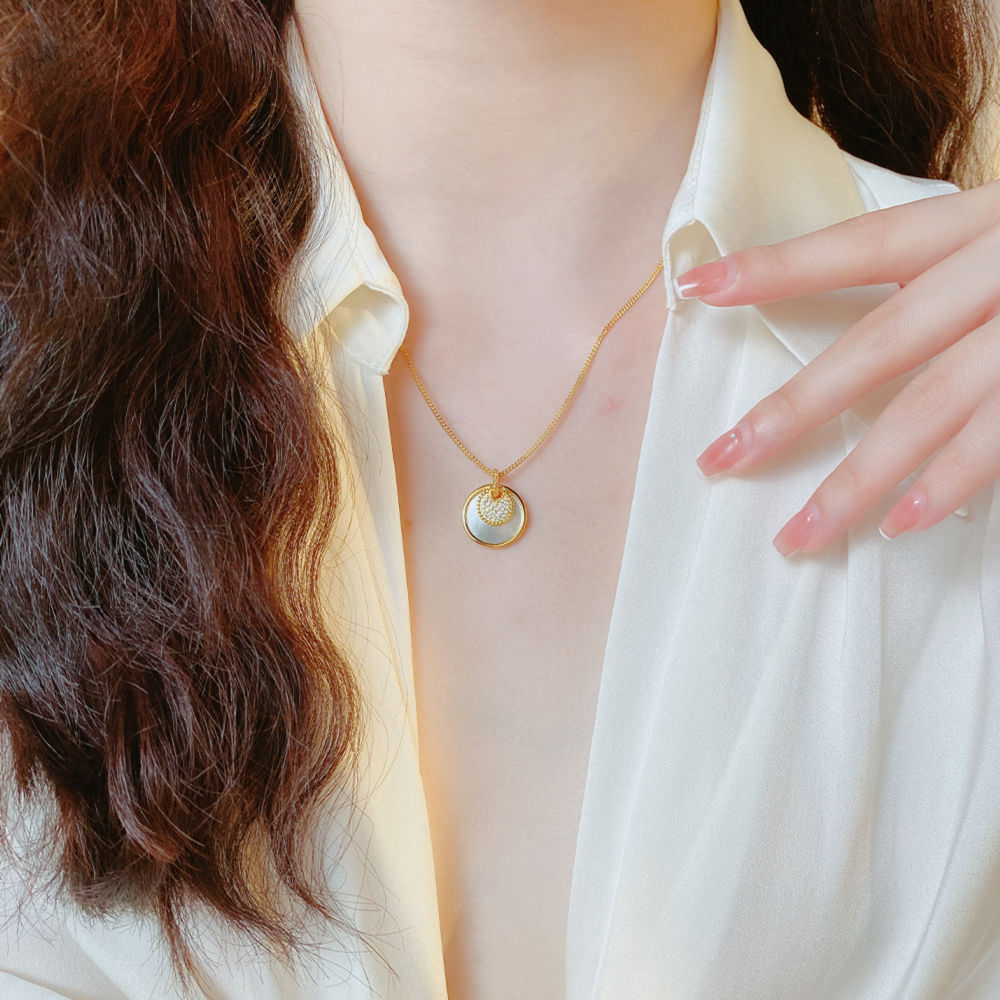 White Shell Necklace For Women Jewelry