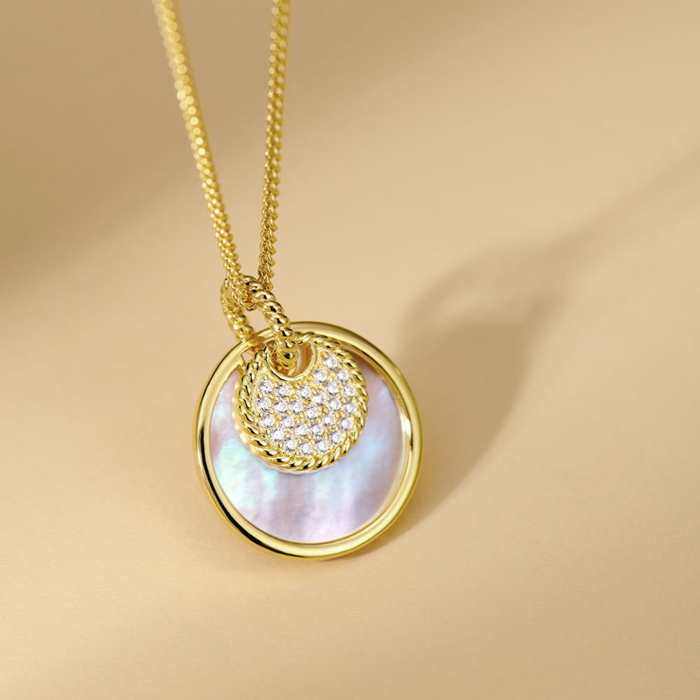 White Shell Necklace For Women Jewelry
