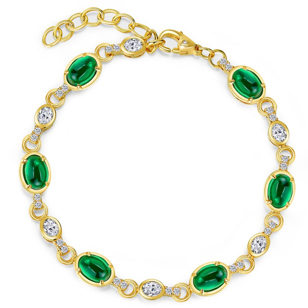 Colored Gemstone Bracelet For Women Jewelry