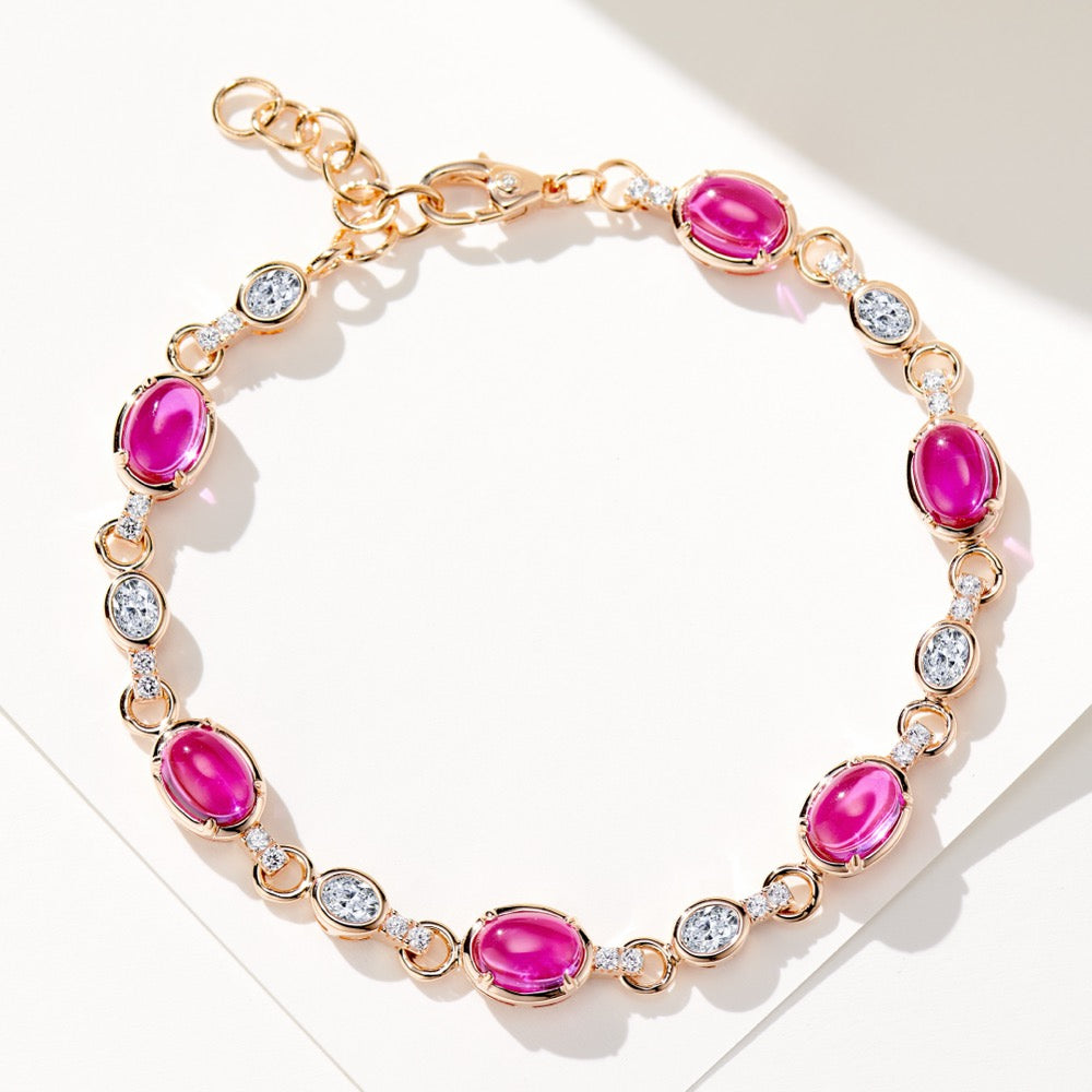 Colored Gemstone Bracelet For Women Jewelry