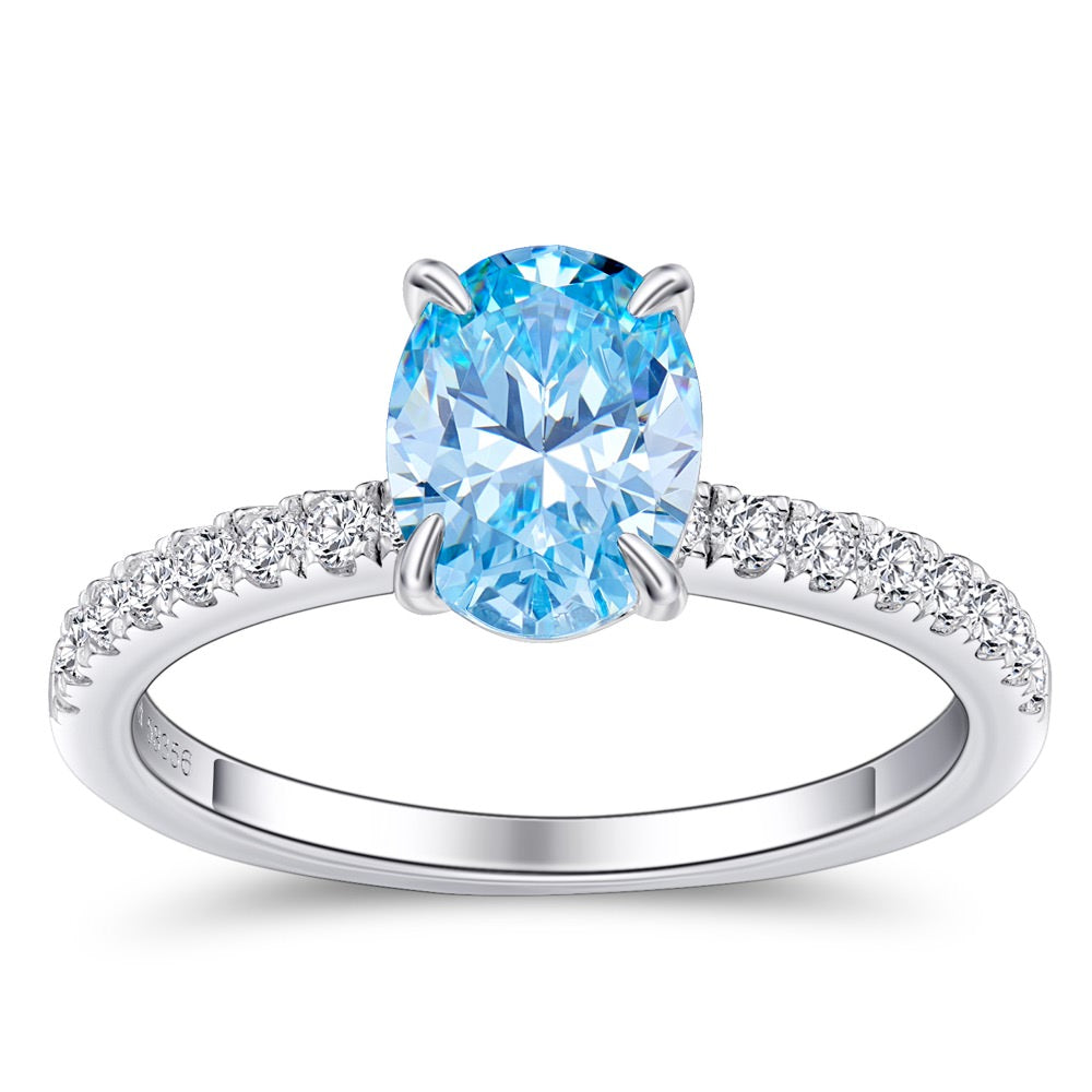 Aquamarine Ring For Women Jewelry