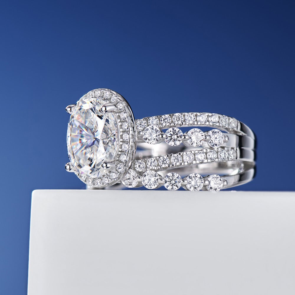 Crossed Diamond Ring For Women Jewelry