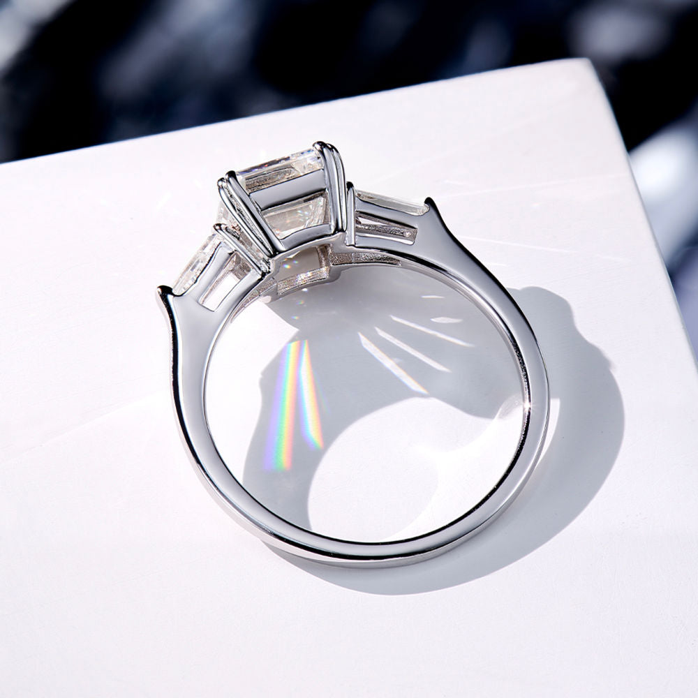 Emerald Cut Diamond Ring For Women Jewelry