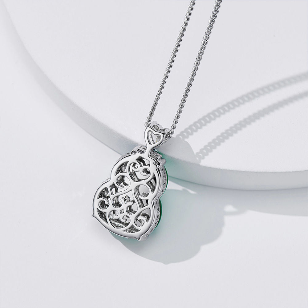 Chalcedony Gourd Necklace For Women Jewelry