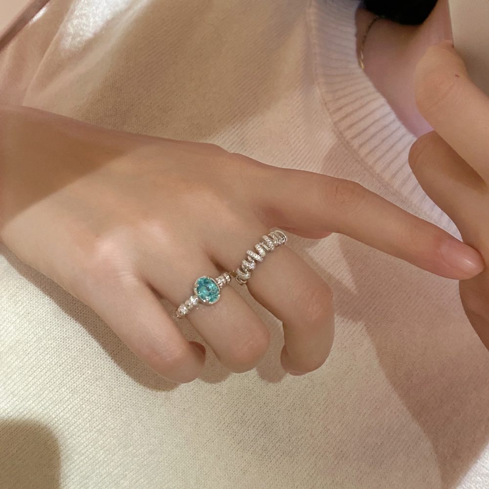 Irregular Twist Ring For Women Jewelry