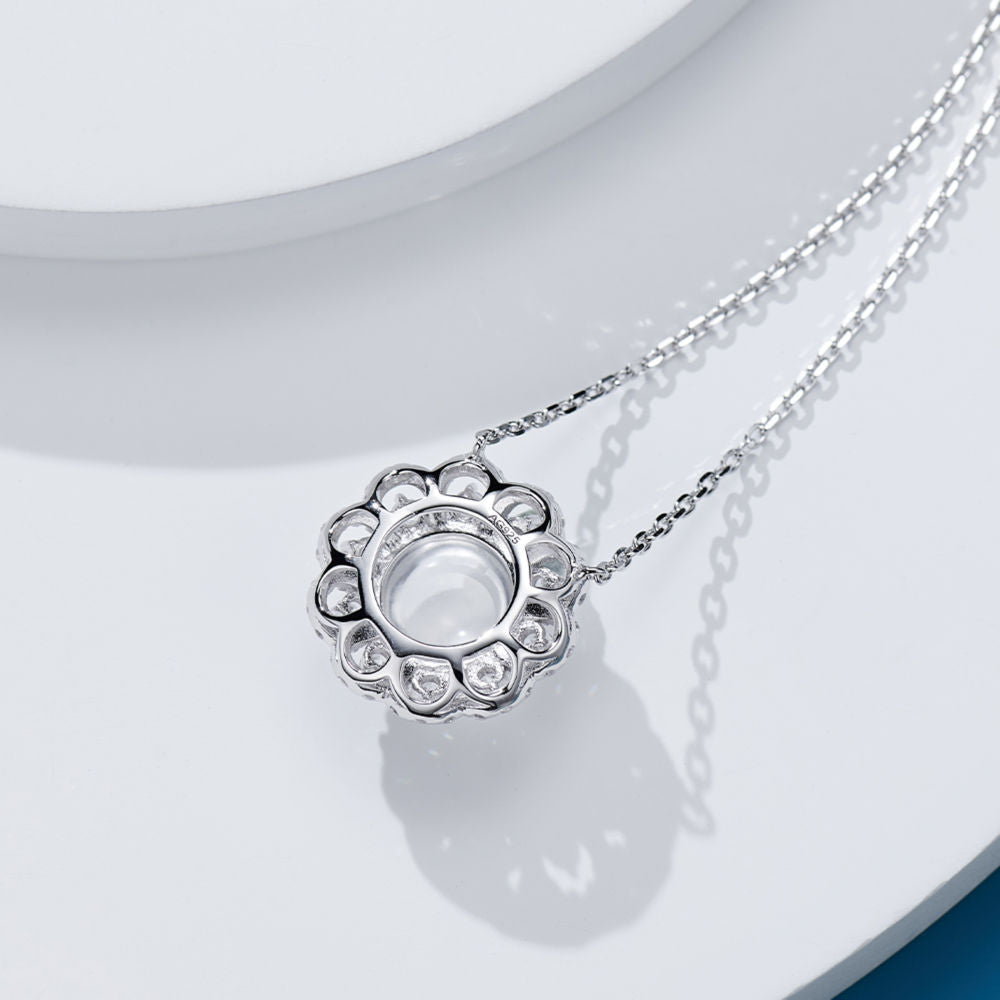Flower Chalcedony Necklace For Women Jewelry