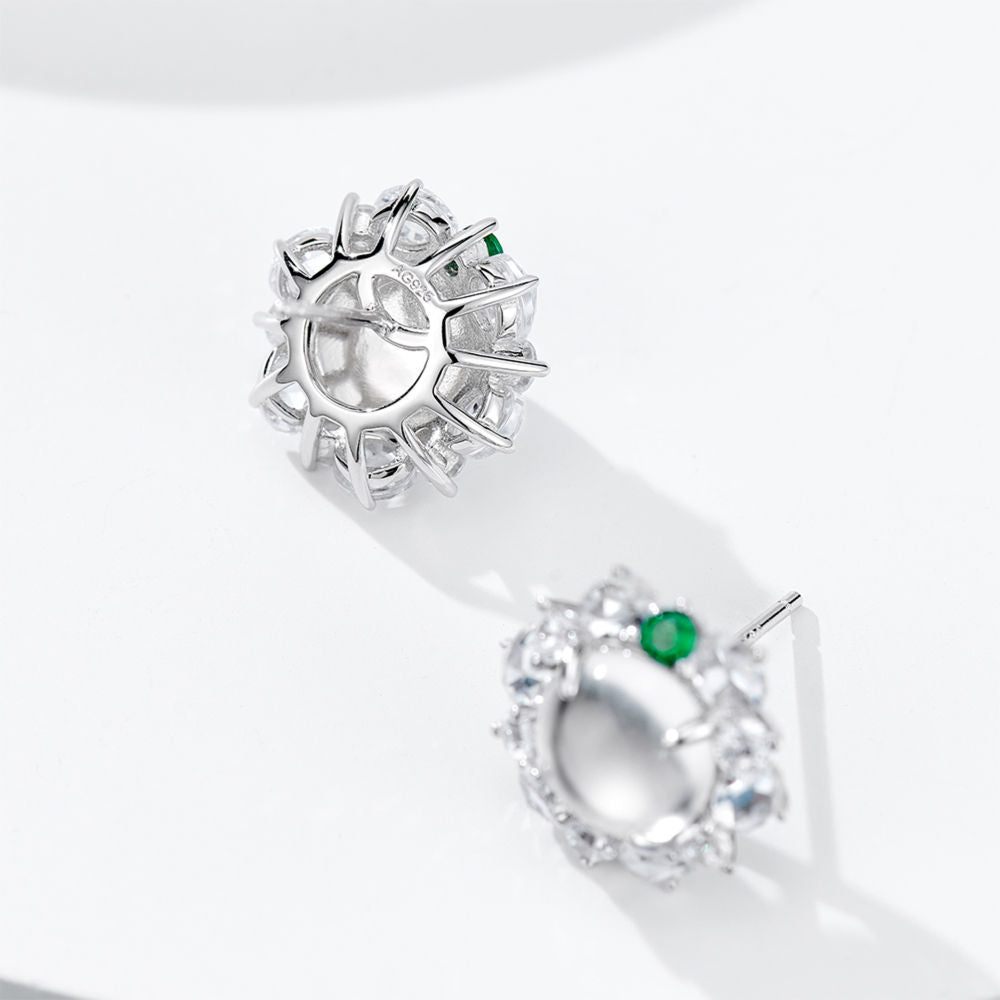 Jade and Diamond Earrings For Women Jewelry