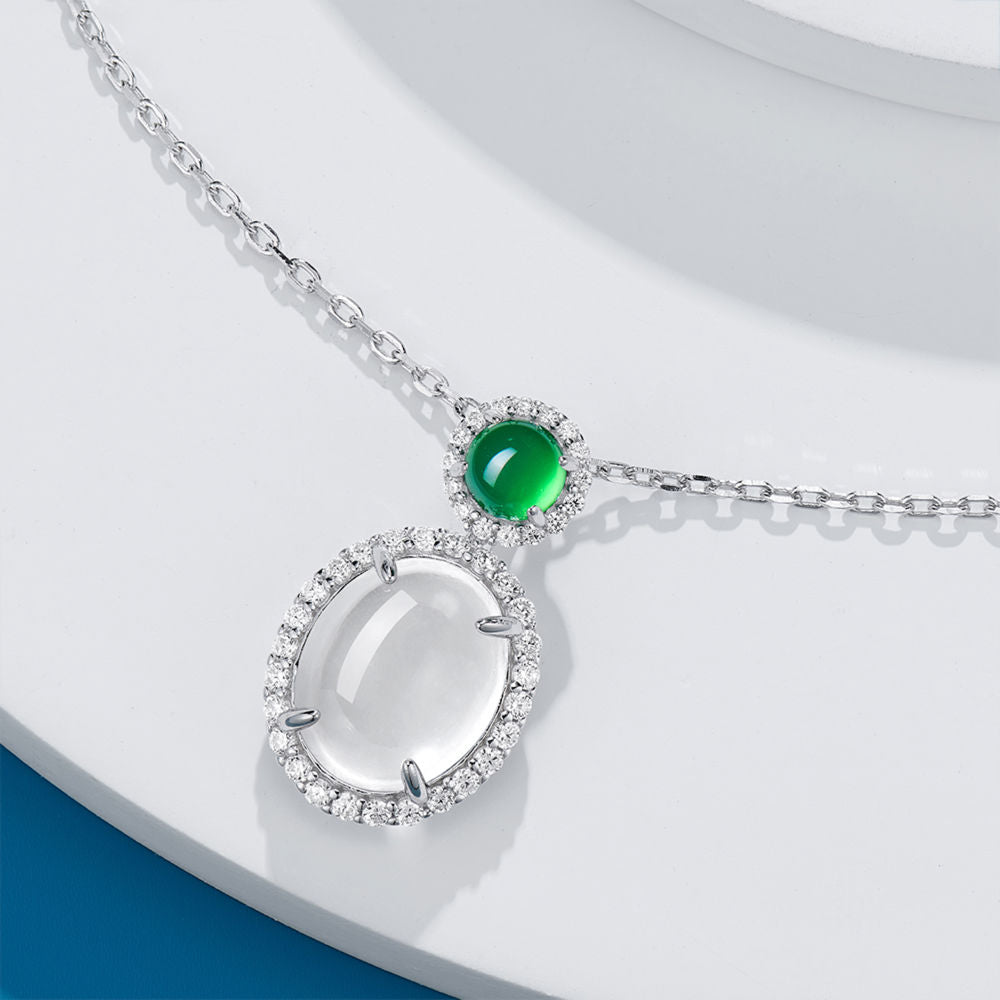 Chalcedony Necklace For Women Jewelry