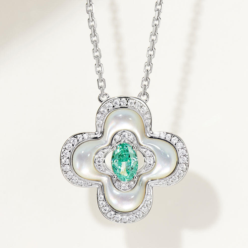 Paraiba Fritillary Necklace For Women Jewelry