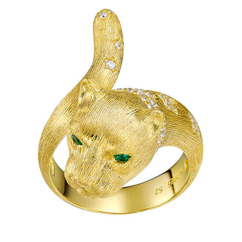 Brushed Leopard Ring For Women Jewelry