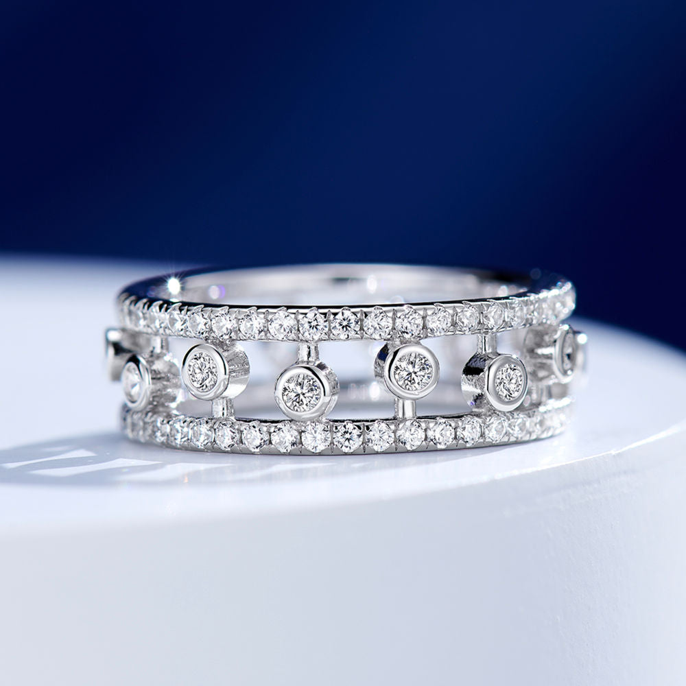 Skeletonized Dewdrop Ring For Women Jewelry