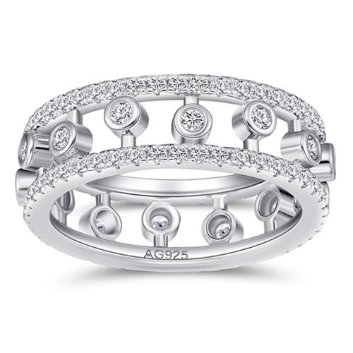 Skeletonized Dewdrop Ring For Women Jewelry