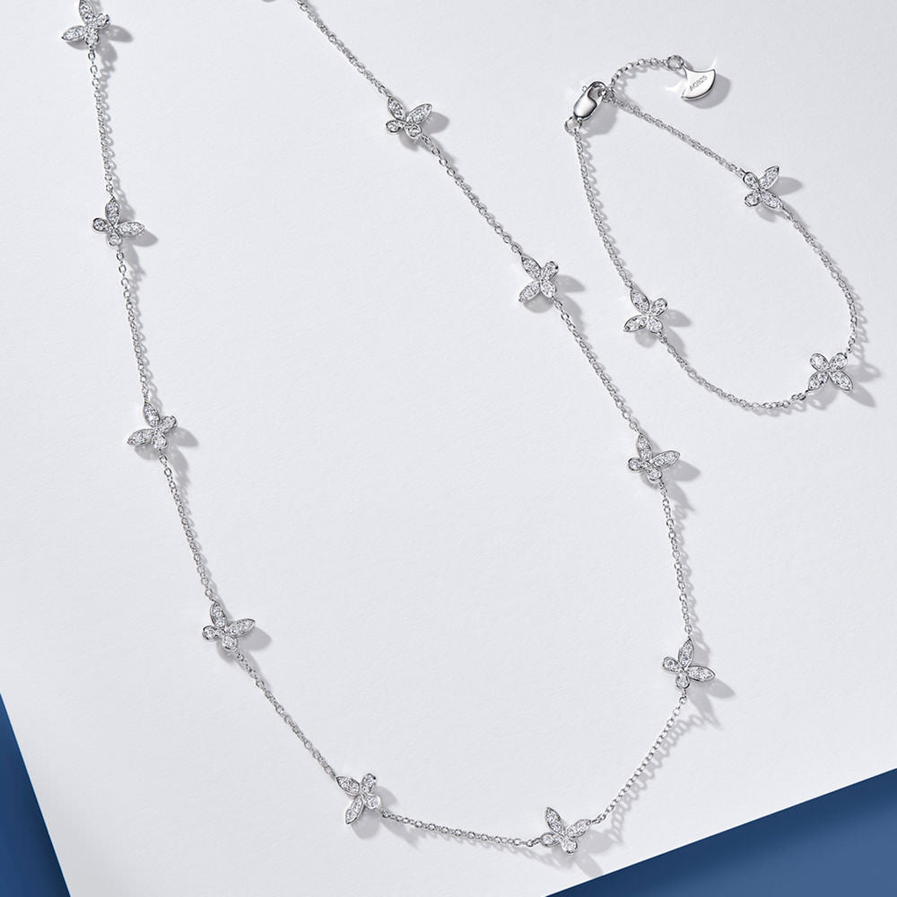 Full Butterfly Necklace For Women Jewelry