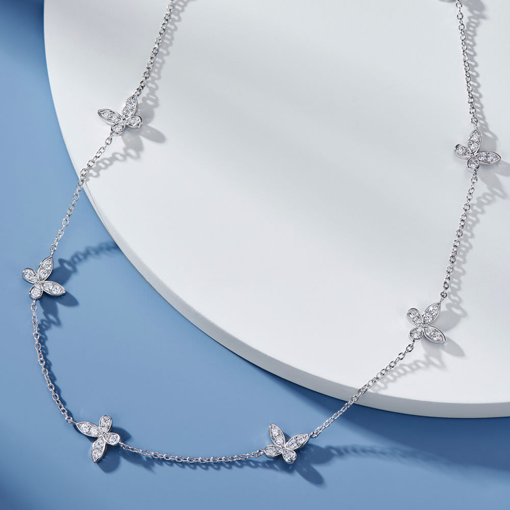 Full Butterfly Necklace For Women Jewelry