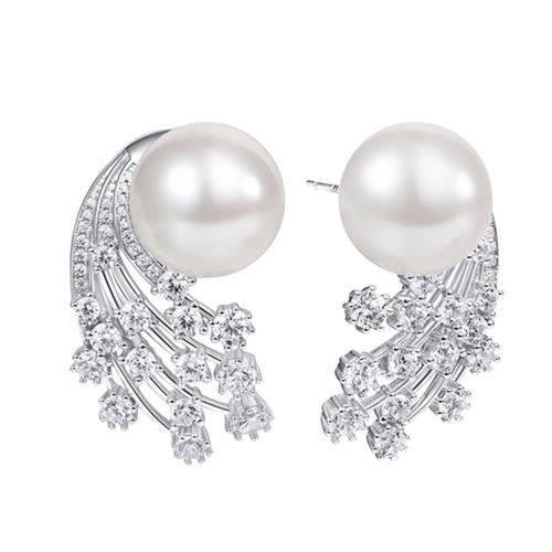 Pearl Shooting Star Earrings For Women Jewelry