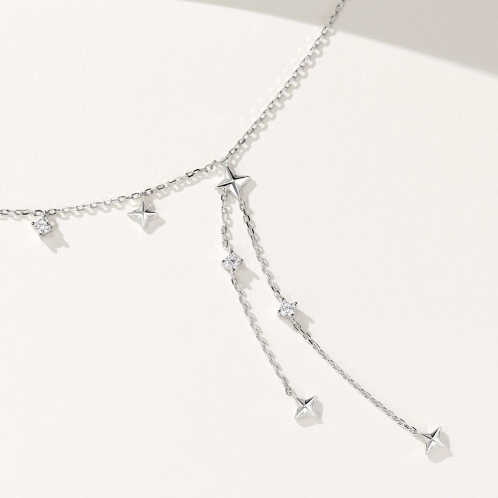 Sparkling Tassel Necklace For Women Jewelry