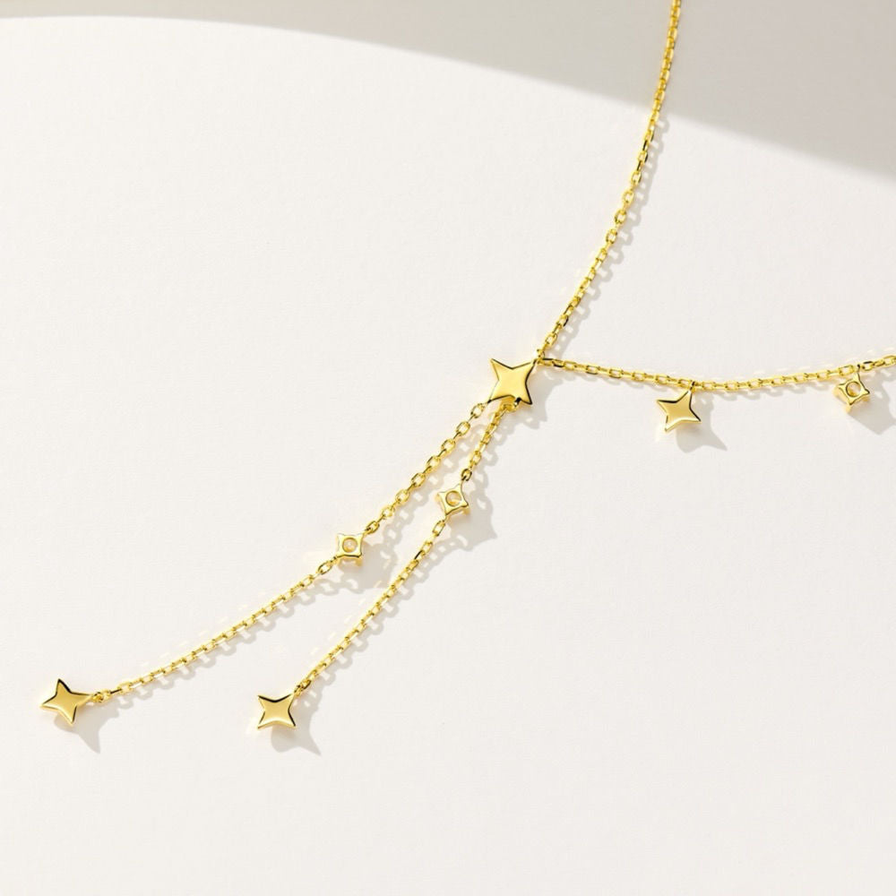Sparkling Tassel Necklace For Women Jewelry