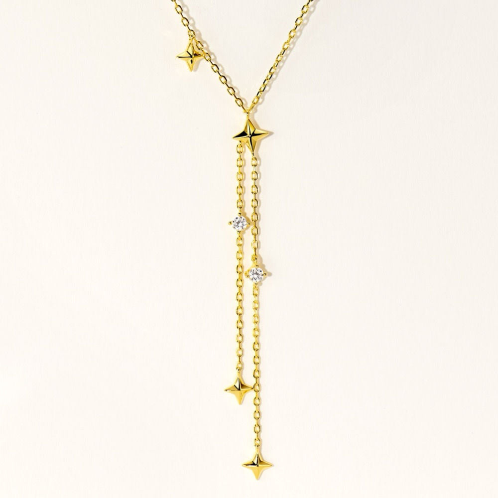 Sparkling Tassel Necklace For Women Jewelry