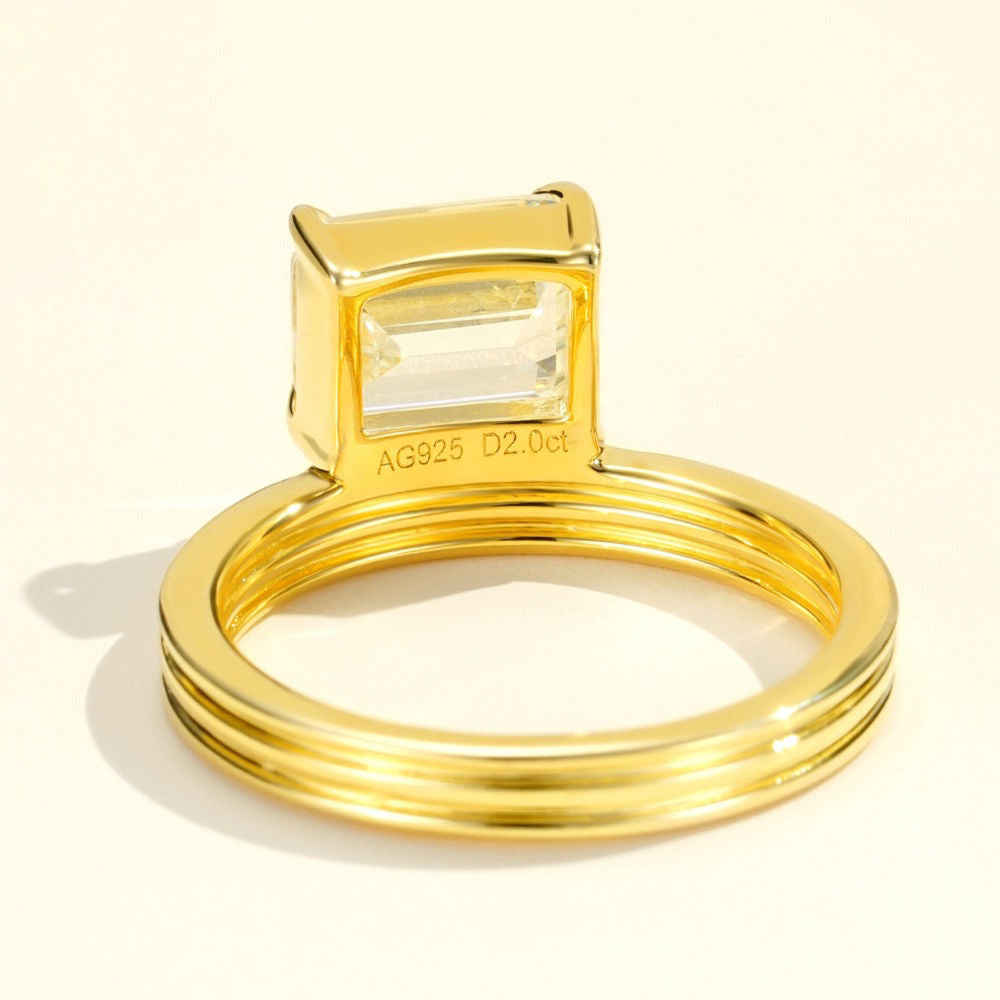 Emerald Cut Diamond Ring For Women Jewelry
