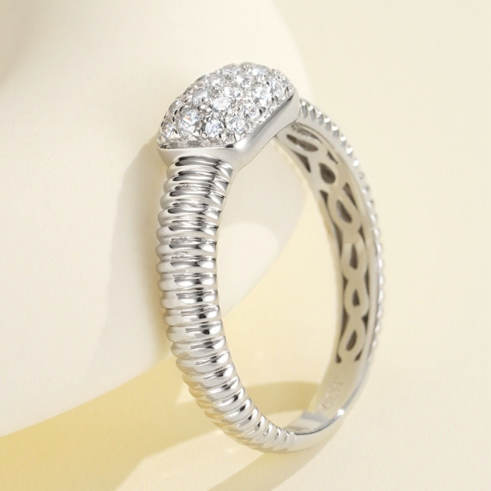 Baguette Pavé Ring For Women Jewelry