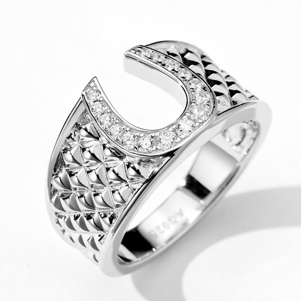 Hammered Skeleton Ring For Women Jewelry