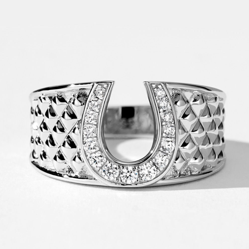 Hammered Skeleton Ring For Women Jewelry