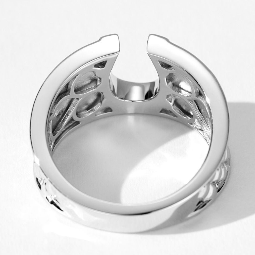 Hammered Skeleton Ring For Women Jewelry