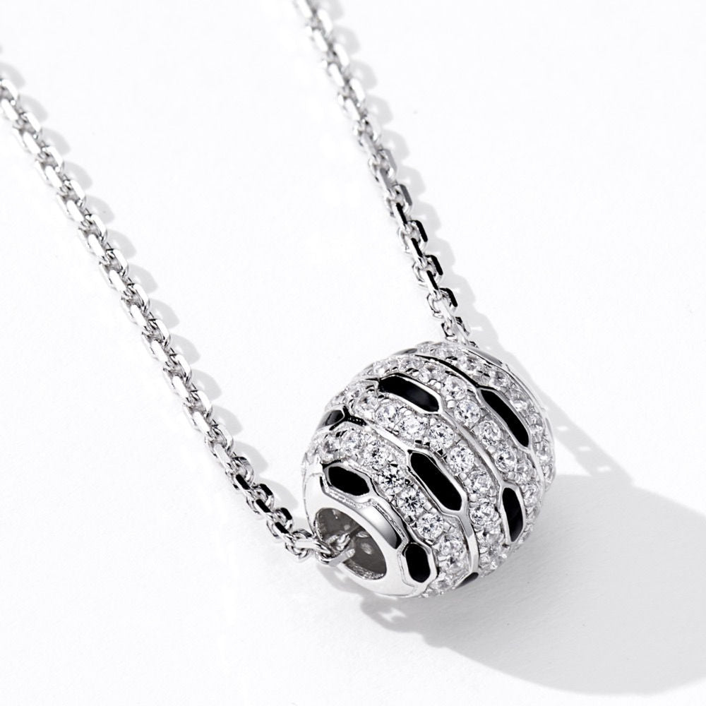 Beehive Enamel Necklace For Women Jewelry
