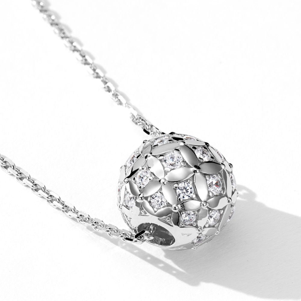 Bow Ball Necklace For Women Jewelry