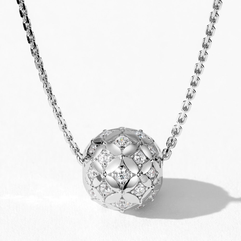 Bow Ball Necklace For Women Jewelry