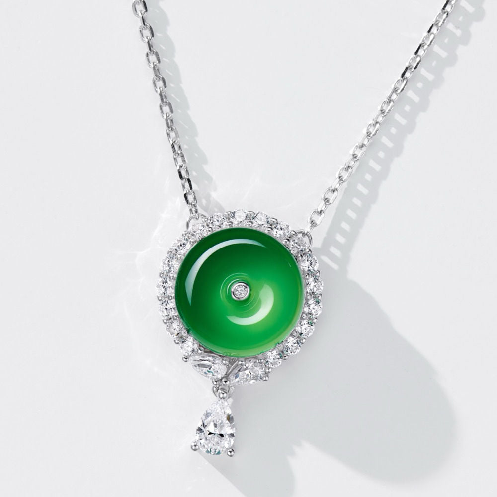 Chrysoprase Necklace For Women Jewelry