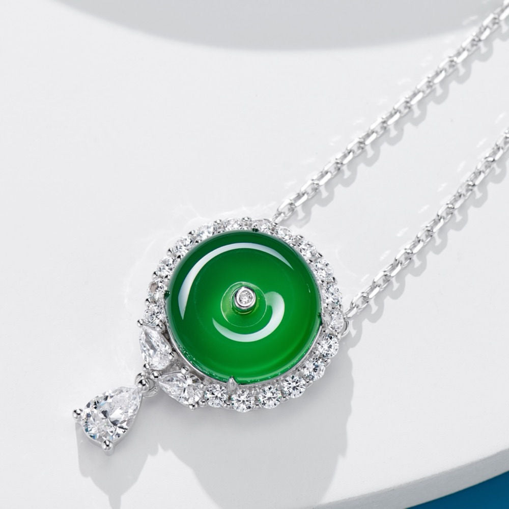Chrysoprase Necklace For Women Jewelry