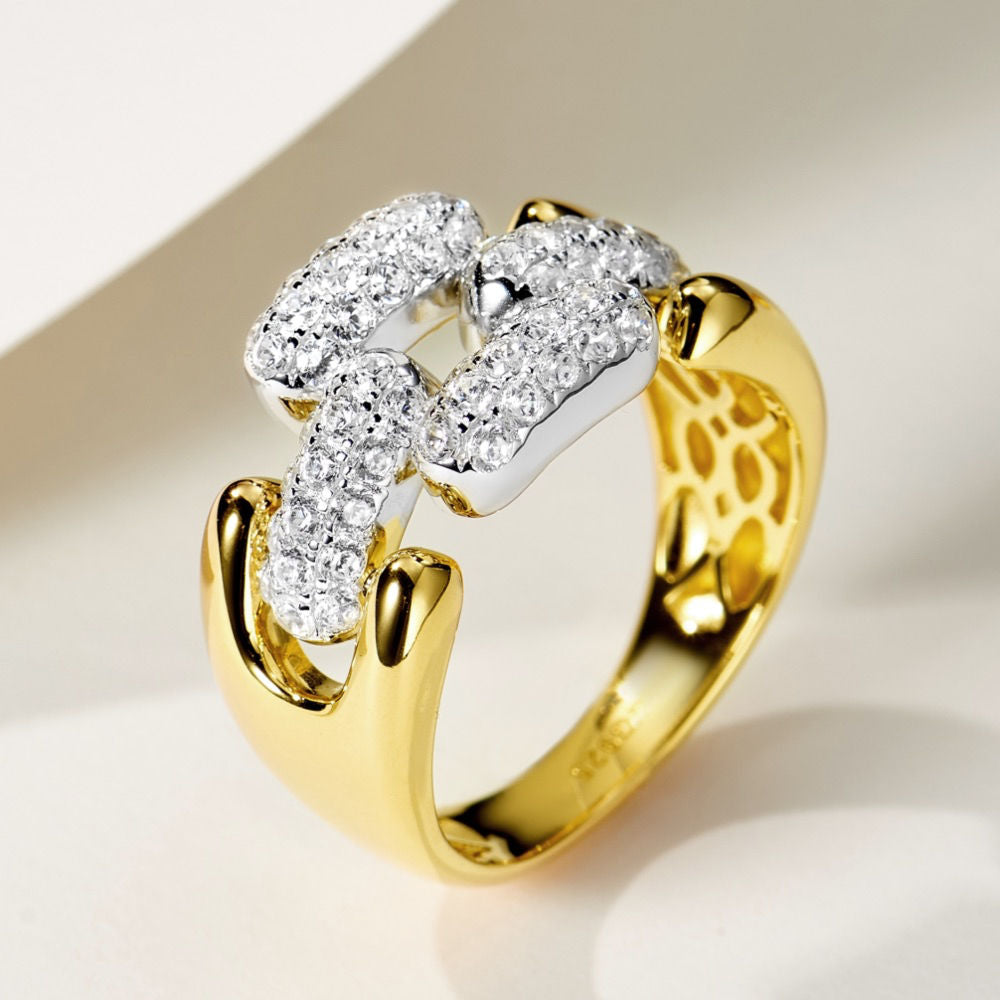 Cuban Chain Ring For Women Jewelry
