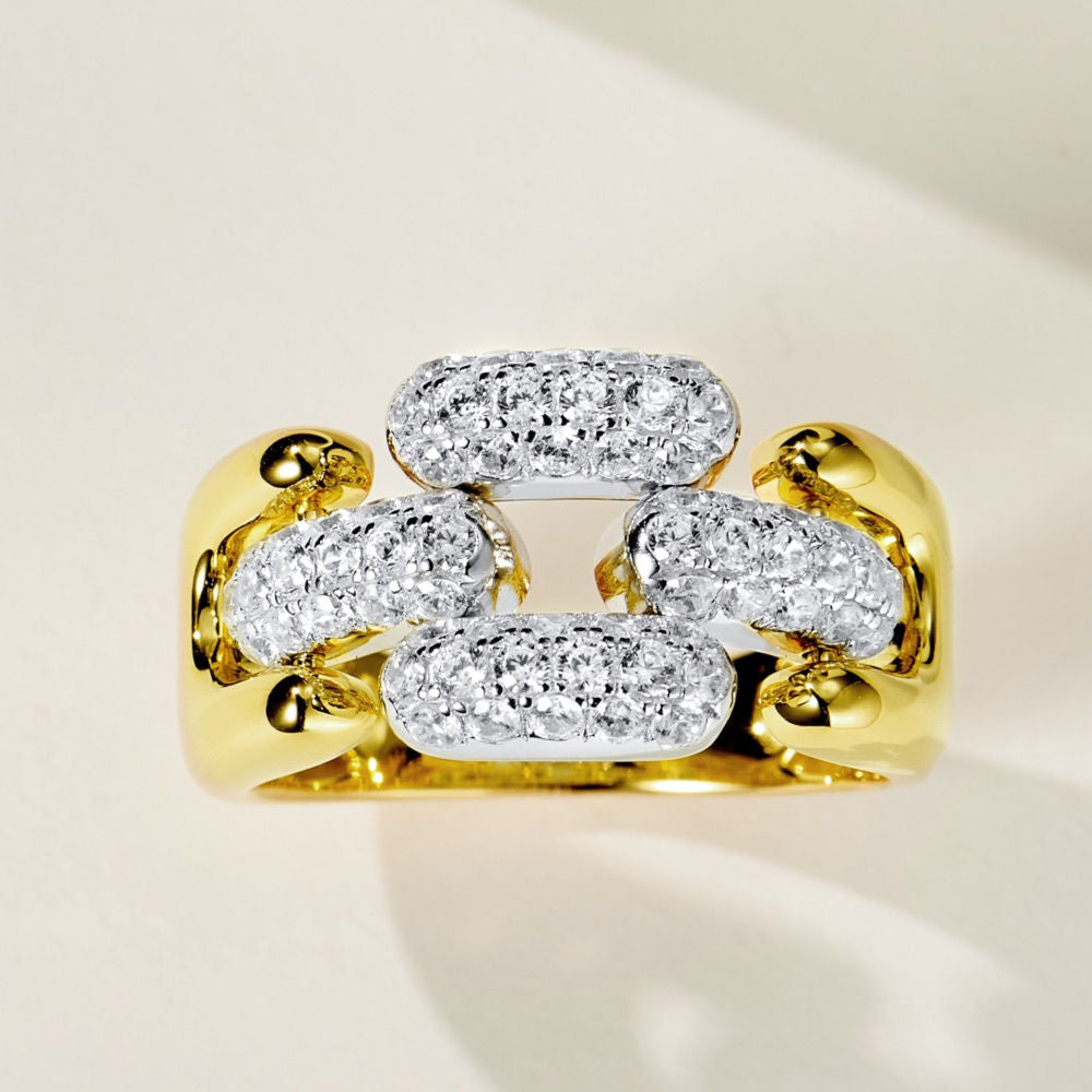 Cuban Chain Ring For Women Jewelry