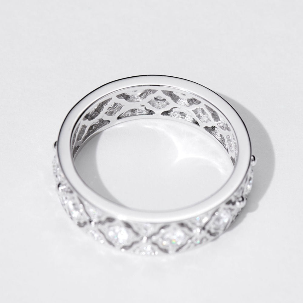 Flower Pattern Ring For Women Jewelry