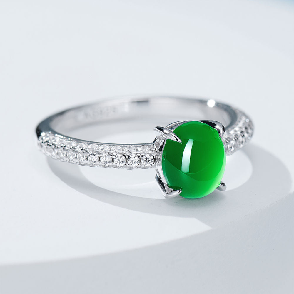 Chrysoprase Ring For Women Jewelry