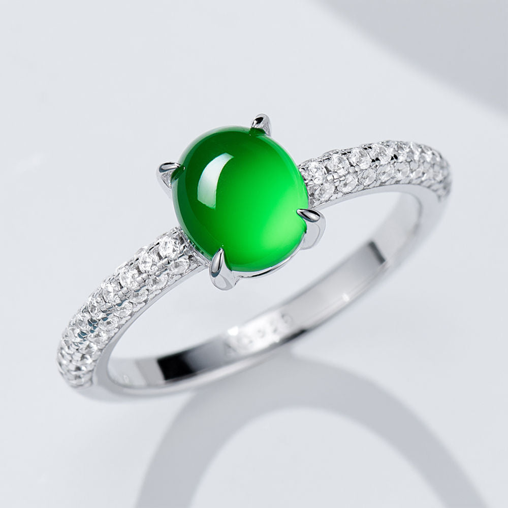 Chrysoprase Ring For Women Jewelry