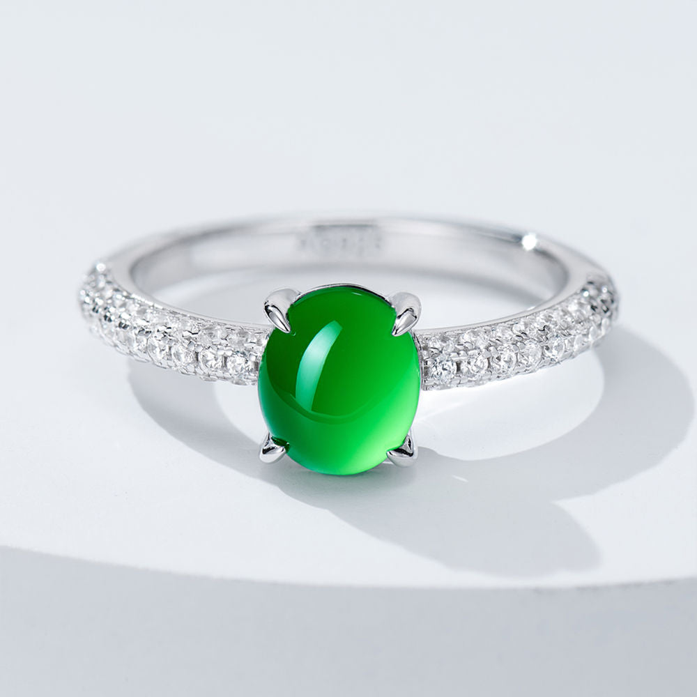 Chrysoprase Ring For Women Jewelry