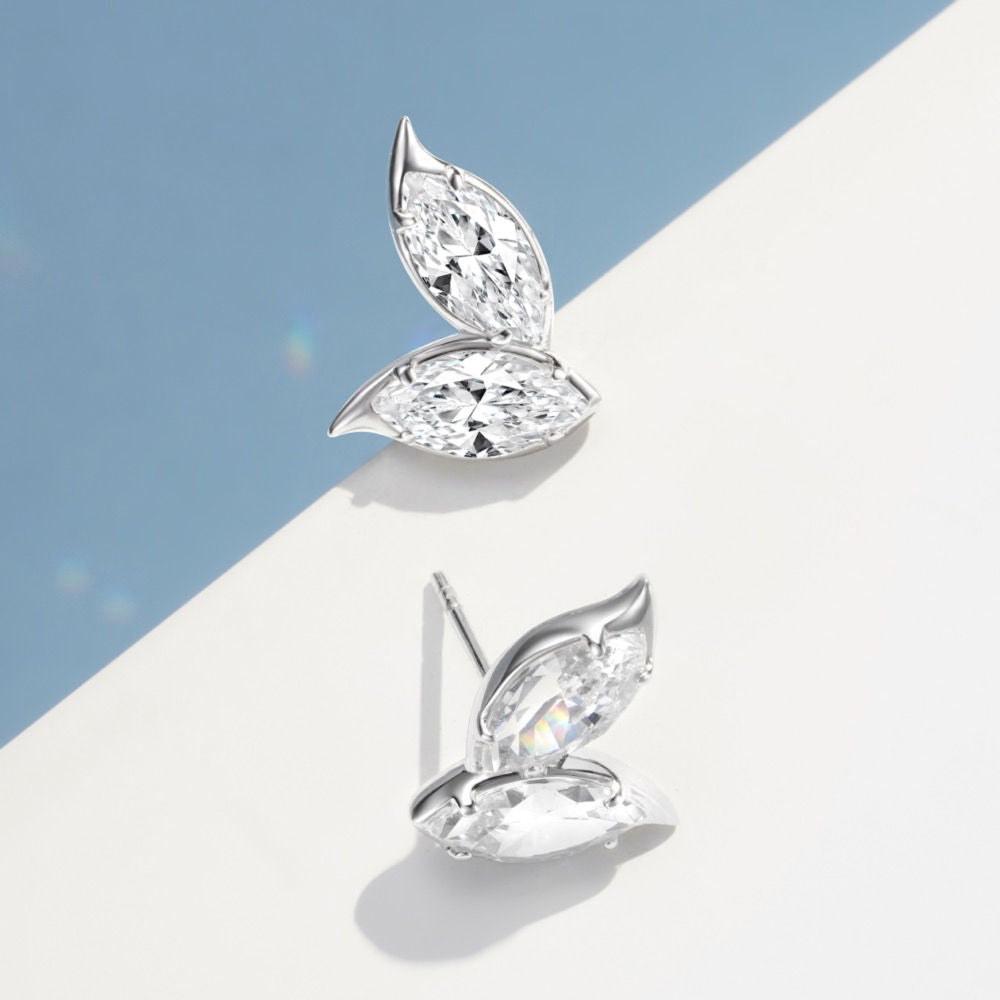 Futaba Diamond Stud Earrings For Women Jewelry