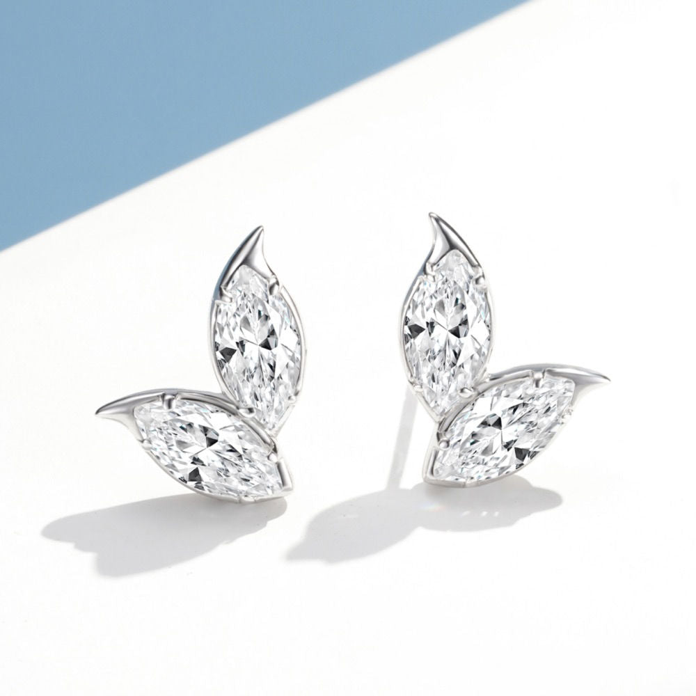Futaba Diamond Stud Earrings For Women Jewelry