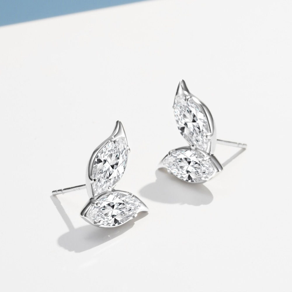 Futaba Diamond Stud Earrings For Women Jewelry