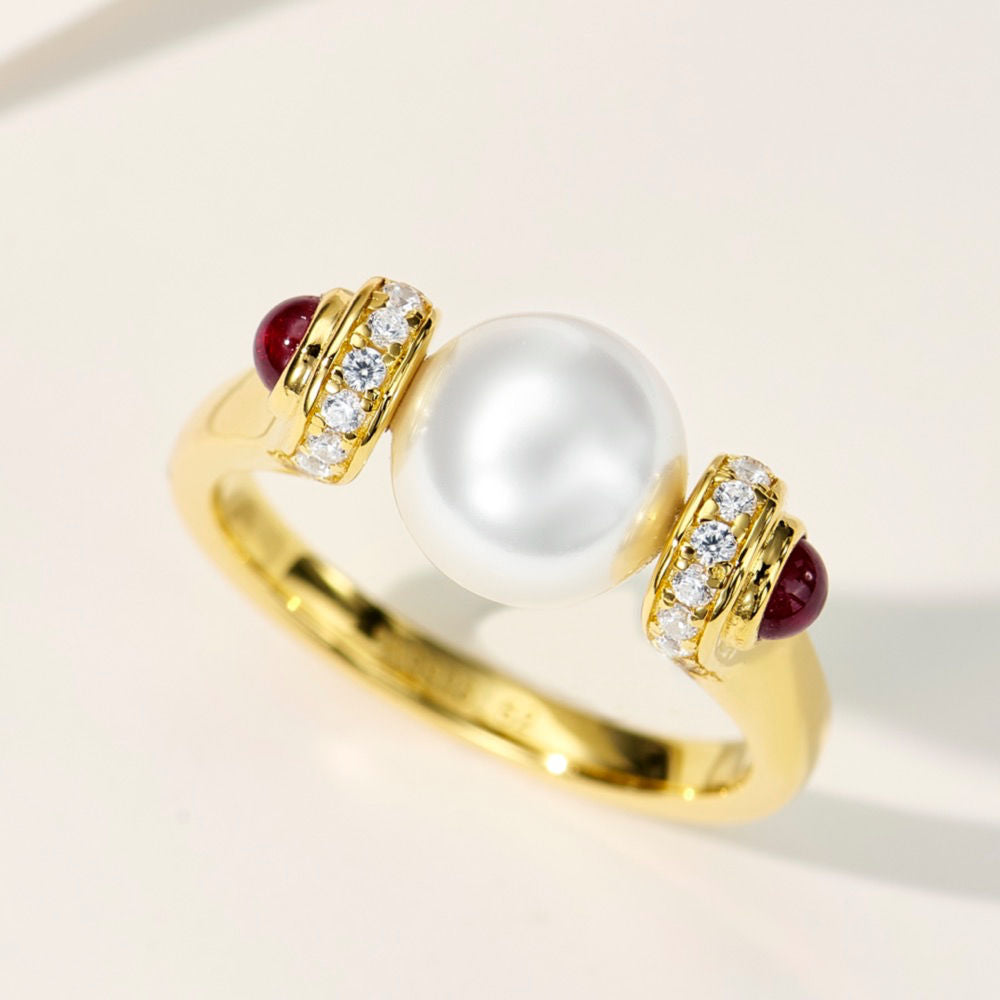Lucky Pearl Ring For Women Jewelry